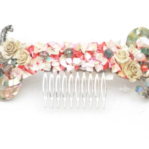Peina joya coral y plata