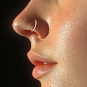 Piercing aro circonitas