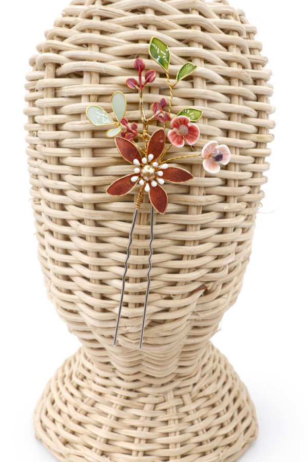 Horquilla Floral Artesanal Hecha a Mano