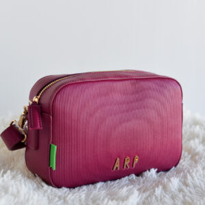 Bandolera clásica ARP grabado rosa