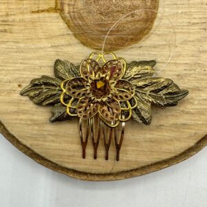Peina dorado viejo flor