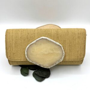 Bolso piedra mostaza