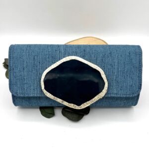 Bolso piedra azul