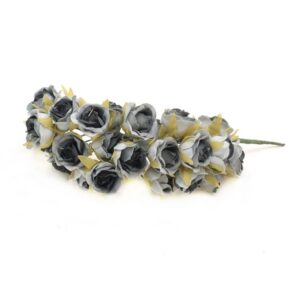 Ramillete mini rosas grises