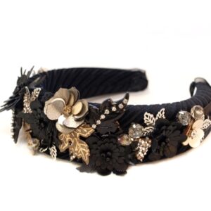 Diadema velvet negra
