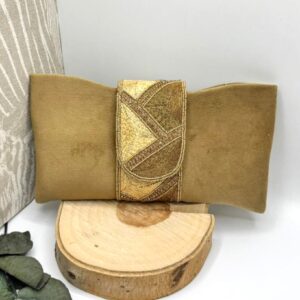 Bolso fiesta detalle dorado