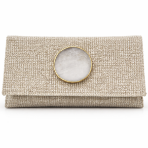Bolso Beige sobre con Piedra Natural