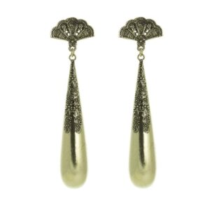 Pendientes de flamenca abanico