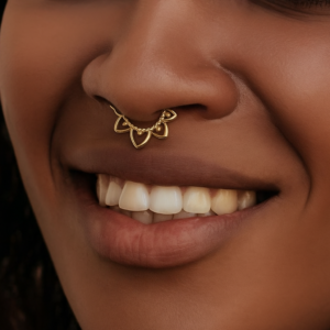 Piercing aro hojas
