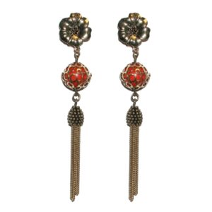 Pendientes de flamenca largos cadenas