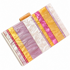 Bolso Clutch Nácar Multicolor
